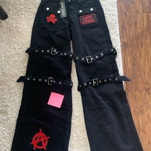 BRAND NEW Dolls Kill Trying To Be Nice Cargo Pants